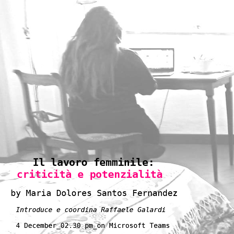 Il lavoro femminile: criticità e potenzialità – 4 dicembre 2020