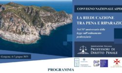 “La rieducazione, tra pena e riparazione”. Nel 50° anniversario della legge sull’ordinamento penitenziario